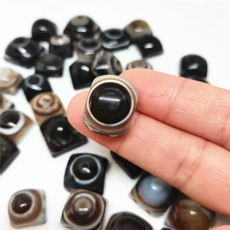 

42pcs/lots Magic Natural Agate Stone Tibetan Dzi Beads for Bracelet and Necklace making Free Shipping