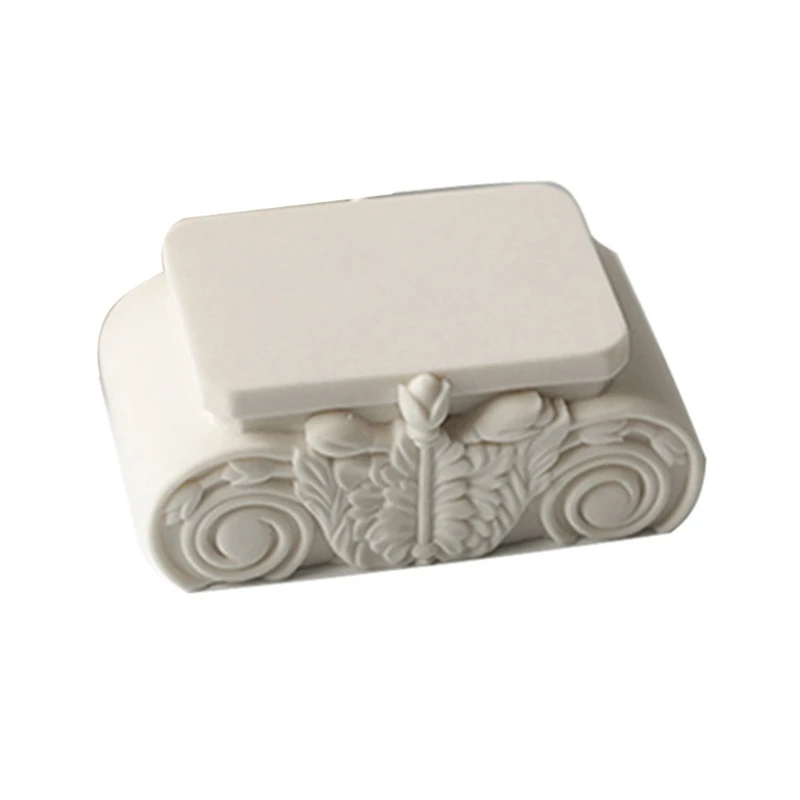 

3D European Roman Column Silicone Mold Crystal Epoxy Plaster Mould Aromatherapy Candle Making DIY Supplies Cake Chocolate Ice