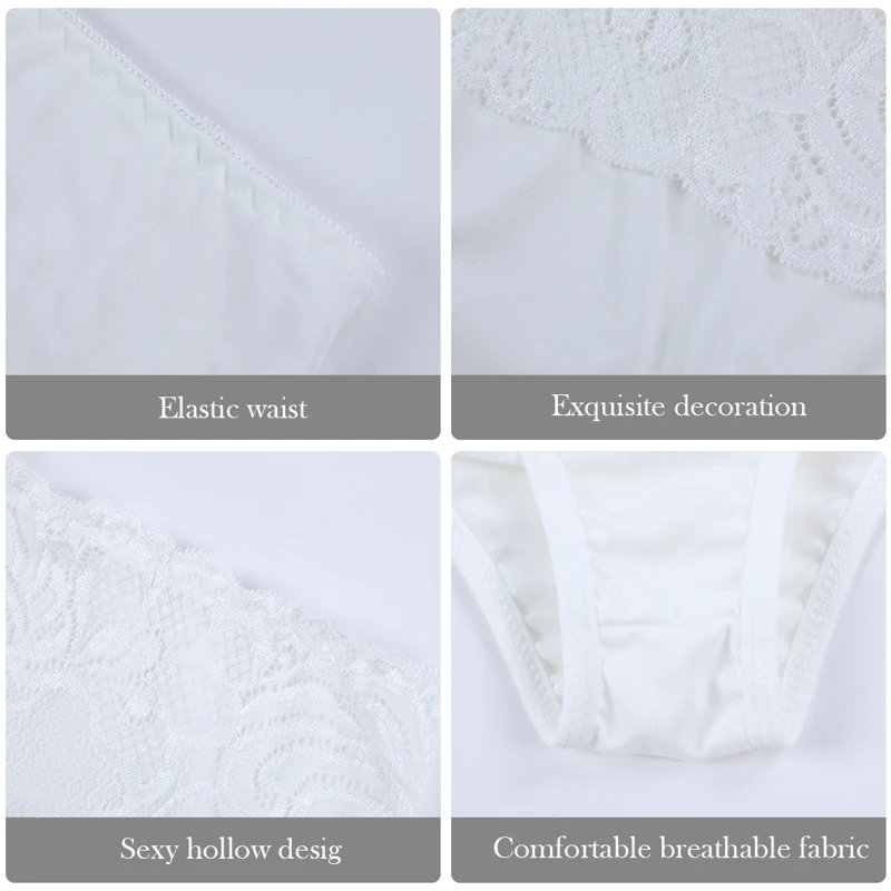 Сексуальные трусики женские кружевные с высокой талией короткие женское белье