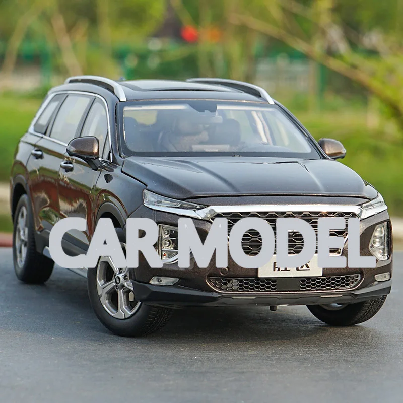1:18 игрушечный автомобиль из сплава SANTAFE модель детских игрушечных автомобилей авторизованный детский игрушечный автомобиль