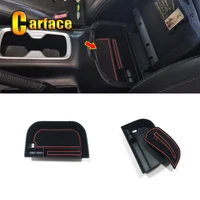 abs plastic for nissan navara 2017 2018 2019 2020 accessories car armrest storage box grid cover trim car styling