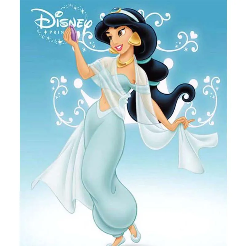 Настенная картина на холсте с принцессой из Диснея Жасмин скандинавские постеры