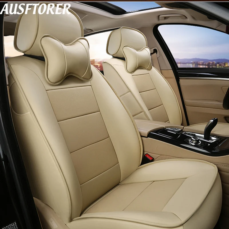 Чехлы AUSFTORER на сиденья из натуральной кожи заказ для Porsche Cayenne 2016 2017 чехол сиденье