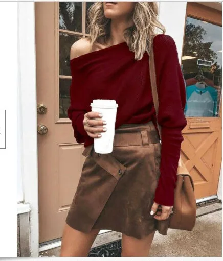 Fashion 2019 Autumn Sexy Chiffon T-shirt Women Tops Off Shoulder Shirts Strapless Feminine Plus Size Winter White | Женская одежда