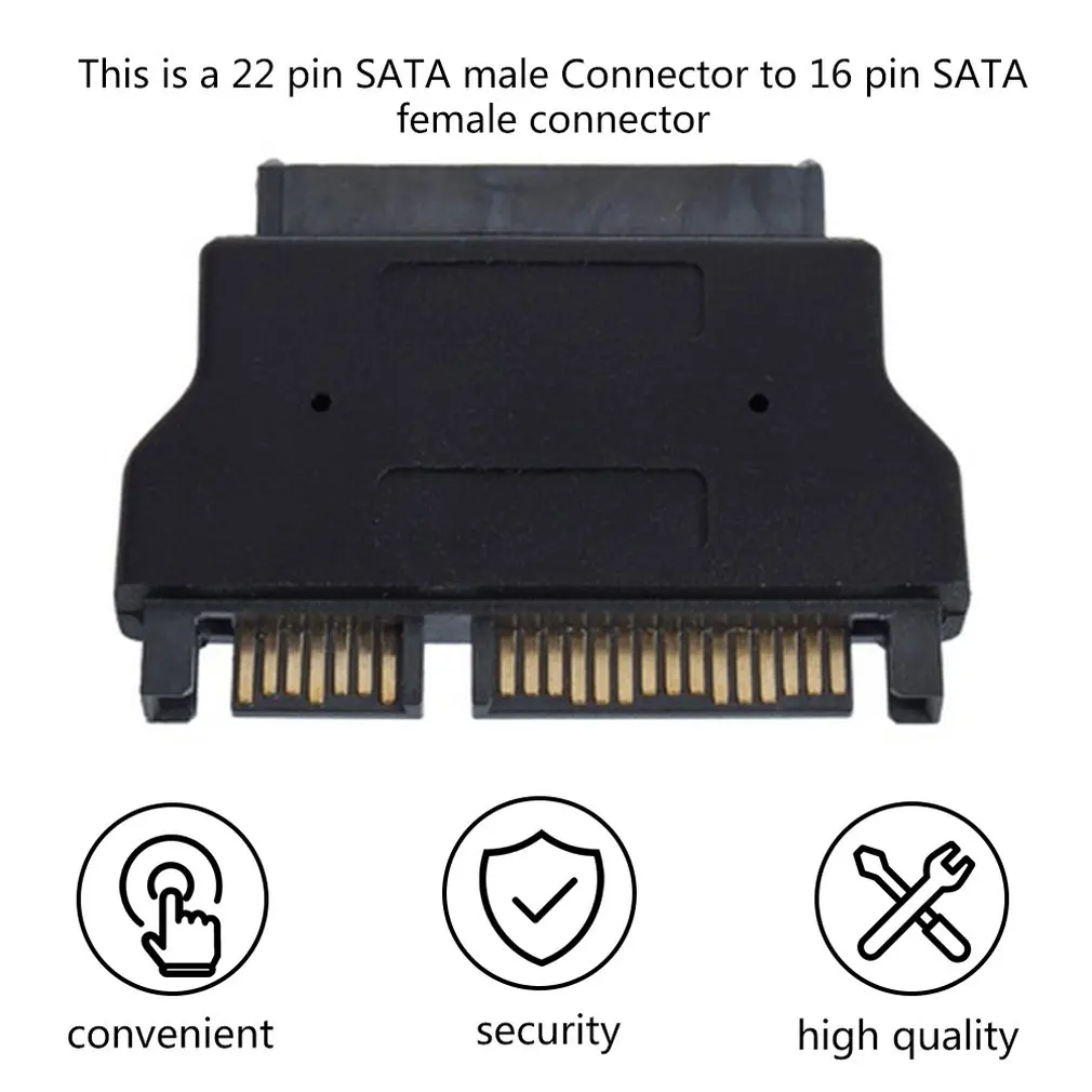 1 шт. микро SATA 16 pin адаптер Конвертор Новый 22 папа до 8 &quotГорячий по всему