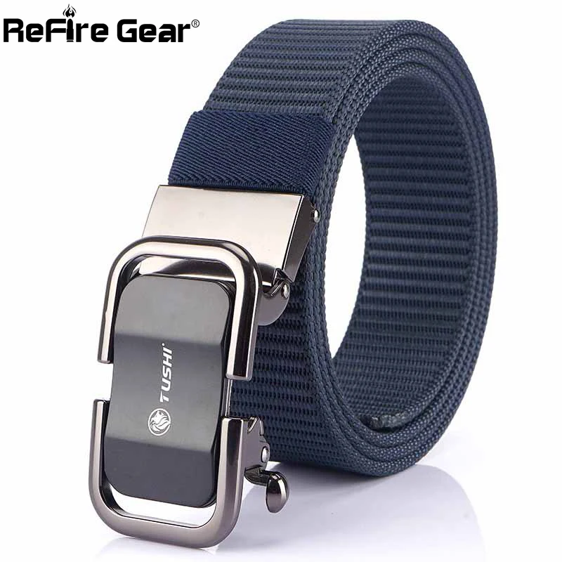 Мужской тактический ремень ReFire Gear армейский быстросъемный пояс с металлической