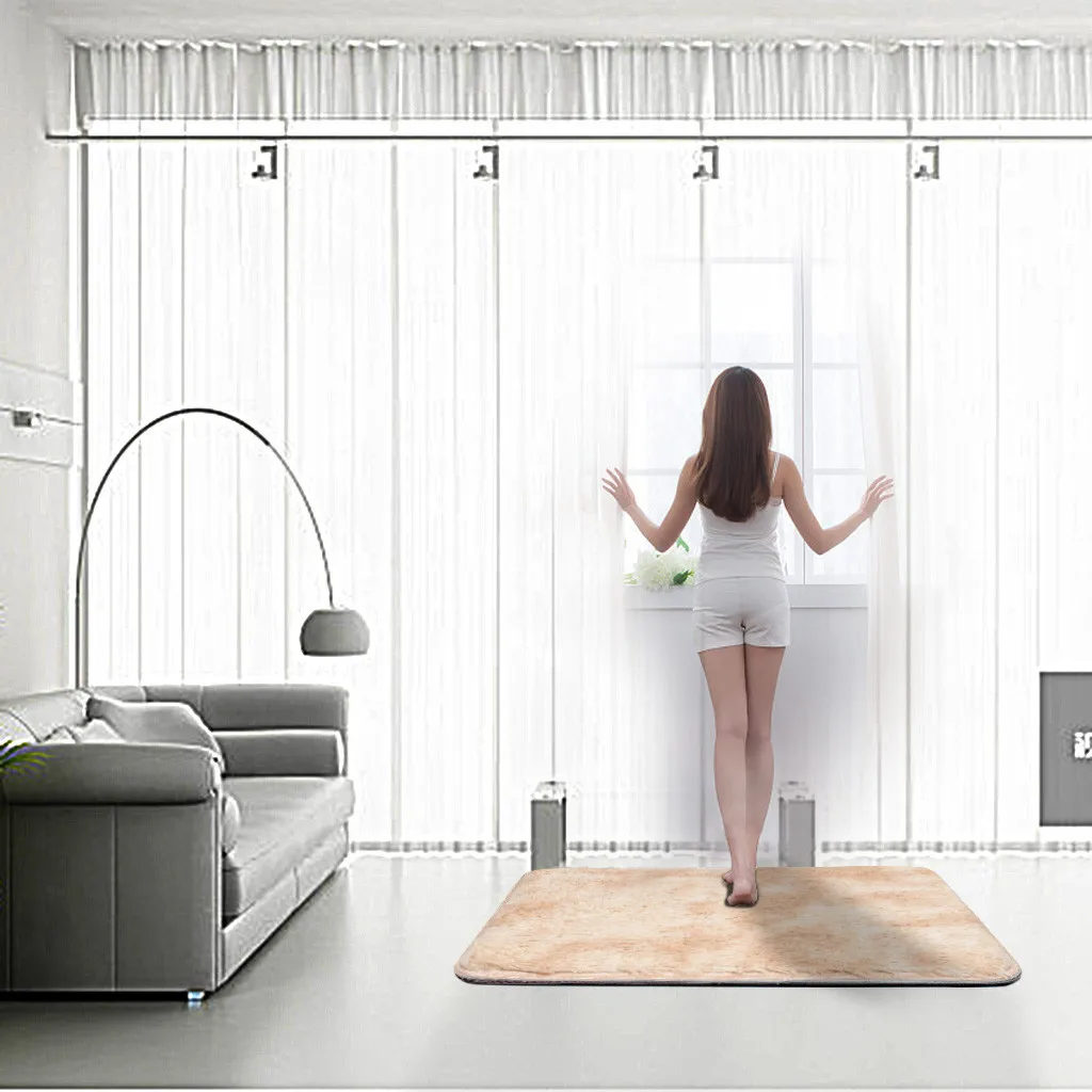 Коврик для ванной комнаты 120x60 см коврик из лохматой пены с эффектом памяти