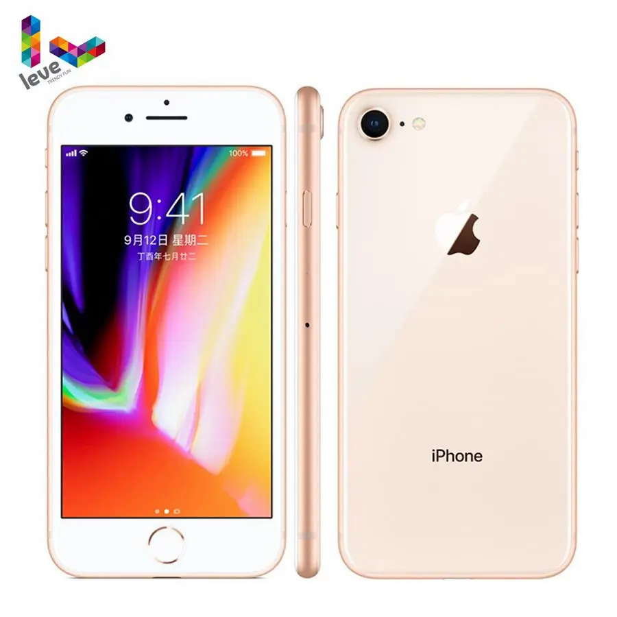 

Unlocked Apple iPhone 8 4.7" 4G LTE 2GB RAM 64GB/256GB ROM Original iOS 11 Hexa Core 12MP 3D Touch ID Fingerprint Mobile Phone