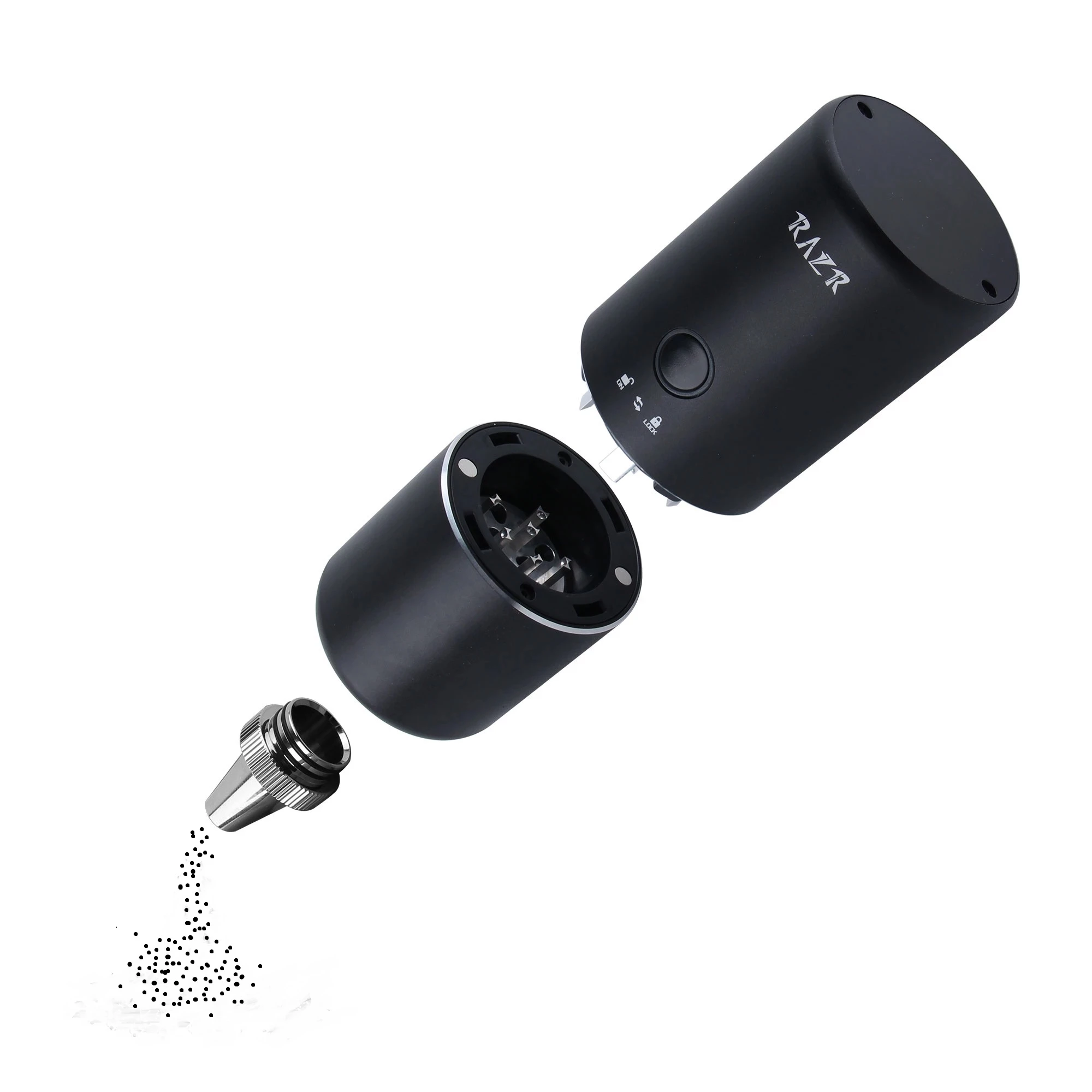 저렴한 원래 G9 RAZR 전기 건조 허브 분쇄기 담배 분쇄기 잡초 롤러 흡연 액세서리 헬기 초본 뮬러 키트 어린이 잠금
