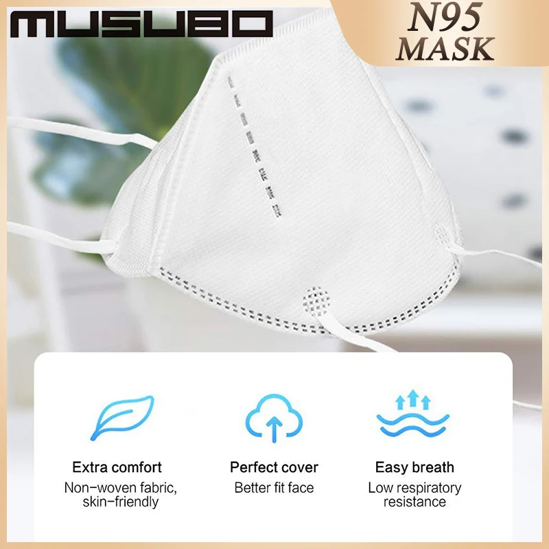 10 шт. N95 маски 4 слоев Mascarilla 마스크 маска для полости рта фильтр Маска Peinture