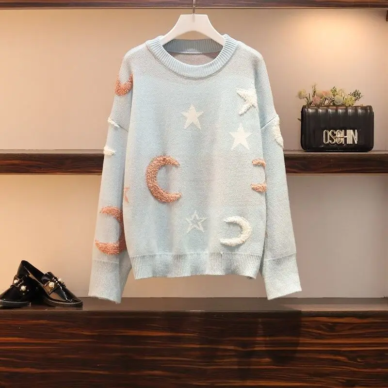 

Women's knitted sweater 2021 spring and autumn new wear fashion casual cotton