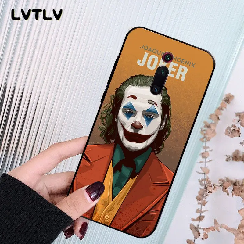 LVTLV Джокер 2019 хоакином Фениксом мягкий черный чехол для телефона Xiaomi 8 9 se 5X Redmi 6pro 6A