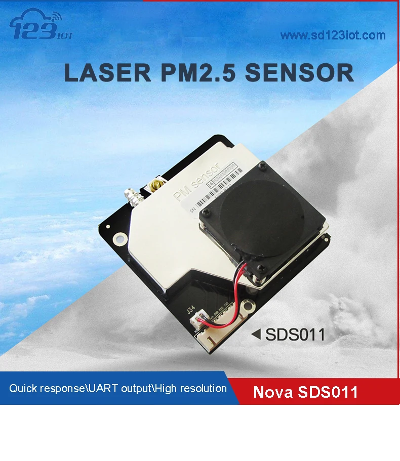 Nova PM sensor SDS011 laser pm2.5 air quality detection module dust sensors digital output |