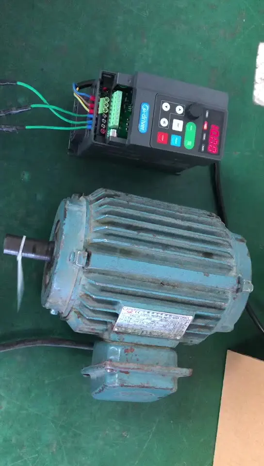 

220V Single Phase to 380V 3 Phase Converter 11KW 15KW AC Motor Drive Inverter 50Hz 60Hz VFD