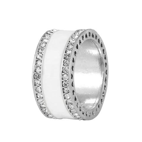 Розовые эмалевые кольца Seialoy, посеребренное модное широкое кольцо с розовым сердцем, романтическое изысканное женское кольцо, свадебное ювелирное изделие, подарок