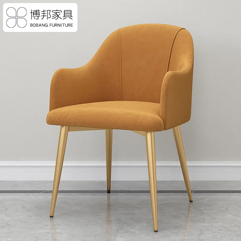 Бытовой обеденный стул для отдыха соло спинка диван отеля легкий роскошный