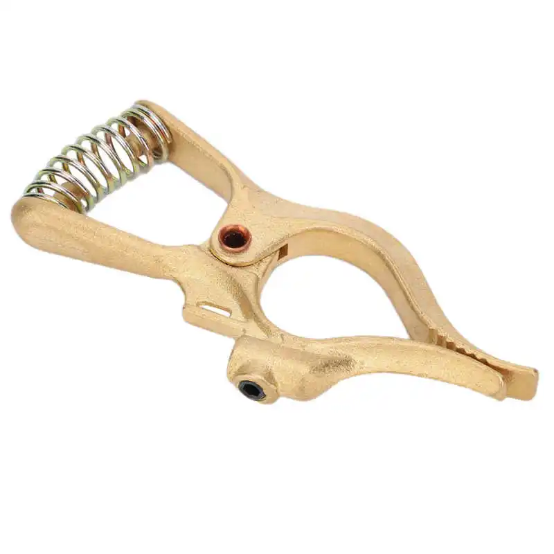 Дорожный зажим для электрода латунный заземления свободно Установка прочные