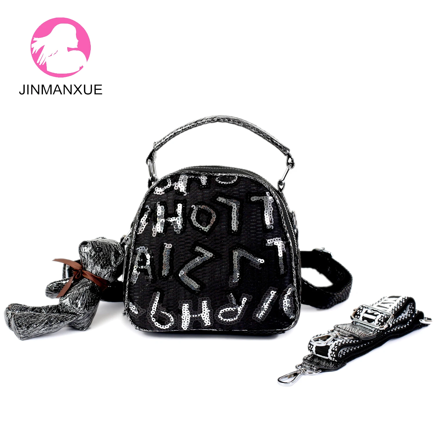

Women's Tote Bags New Fashion Backpack Female Handbags Sequined Casual All Match Shoulder Messenger Bags mochilas feminina