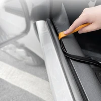 universal diy car styling rubber v type car door window glass seal strips sticker soundproofing sealing sticker auto accessories