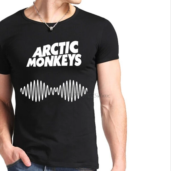 Arctic Monkeys Sound Wave Мужская футболка Топ Инди рок н ролл Группа концертный альбом 100%