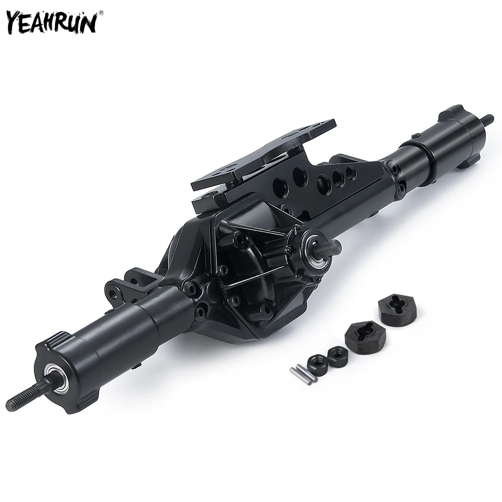 

YEAHRUN Metal Aluminum Complete Middle Axle Heavy Duty Axle For 1/10 Axial Wraith 90018 90020 RC Crawler Car Upgrade Parts