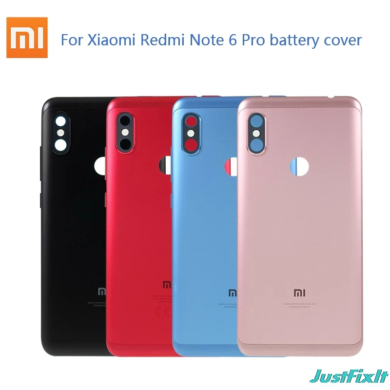 Оригинальный чехол для Xiaomi Redmi Note 6 Pro задняя крышка батарейного отсека запасные