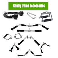 gym sports fitness equipment accessories gantry handle v shaped handle t bar rowing handle pull down bar trainer belt puls strap
