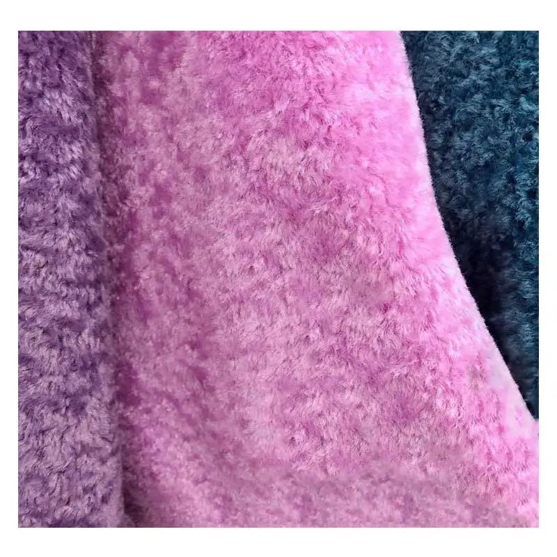 Супер мягкий искусственный мех альпака имитация кашемира ледяной бархат