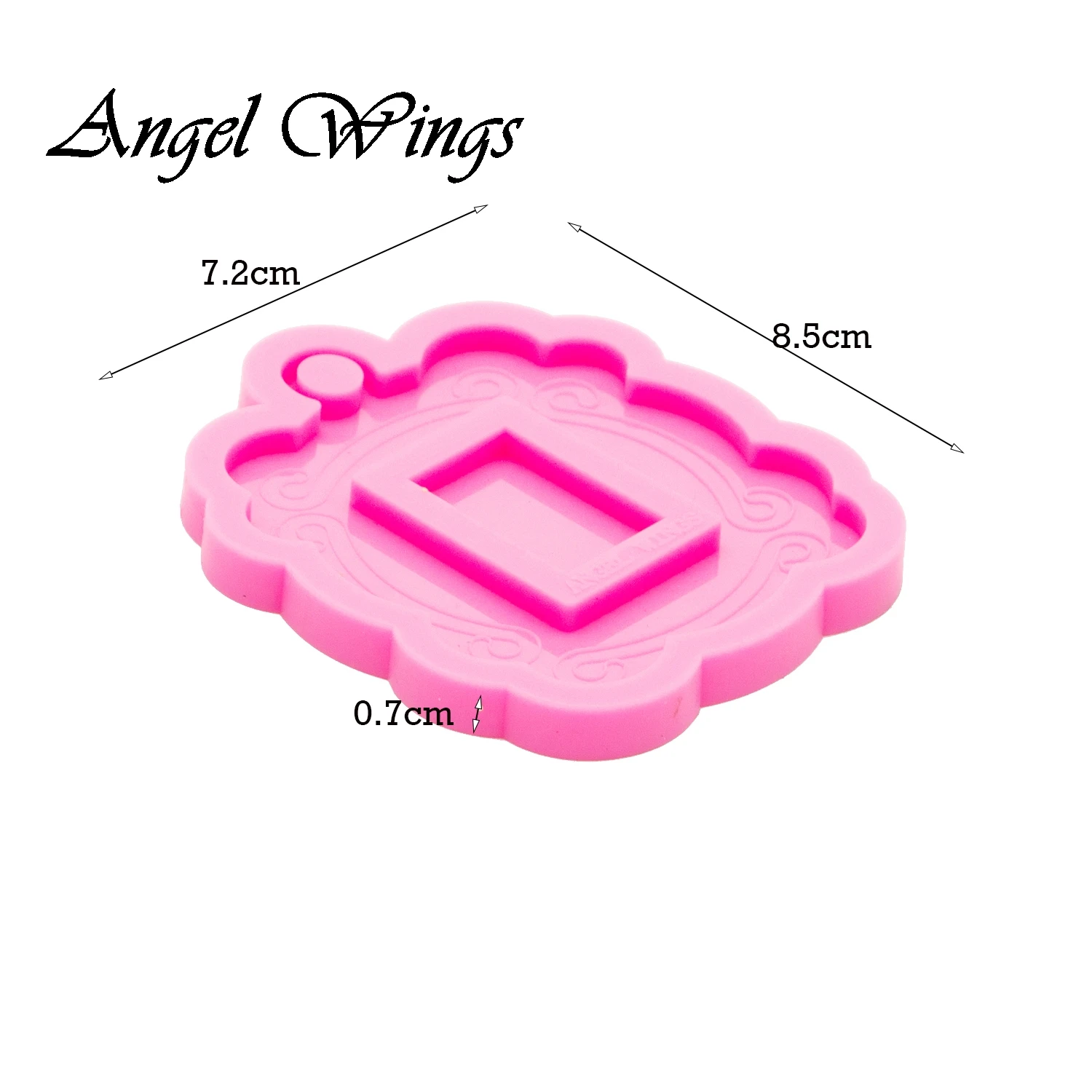 Блестящие брелки в виде рамки формы DIY ювелирные изделия брелок плесень