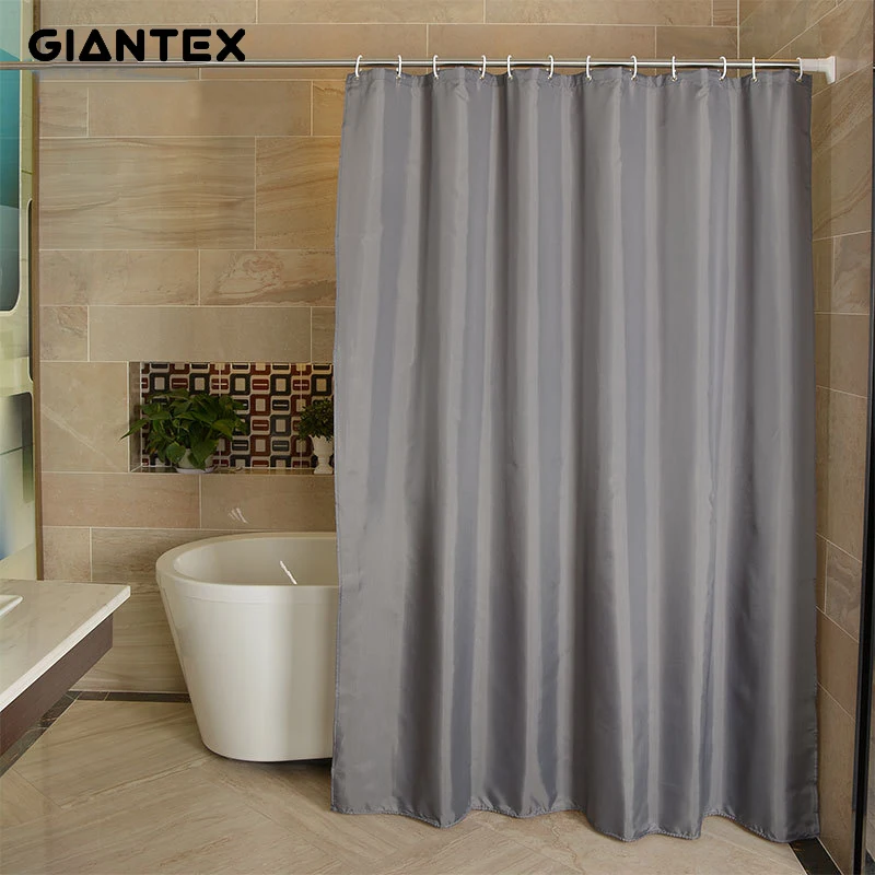 GIANTEX серая занавеска для ванной из полиэфира водостойкая занавеска для душа s для ванной комнаты Cortina Ducha Rideau De Douche Douchegordijn