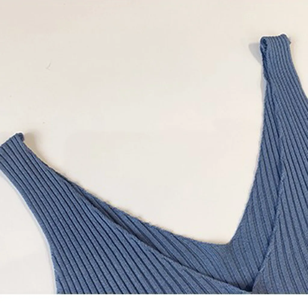 Вязаный топ с v образным вырезом женская сексуальная жилетка люрексом