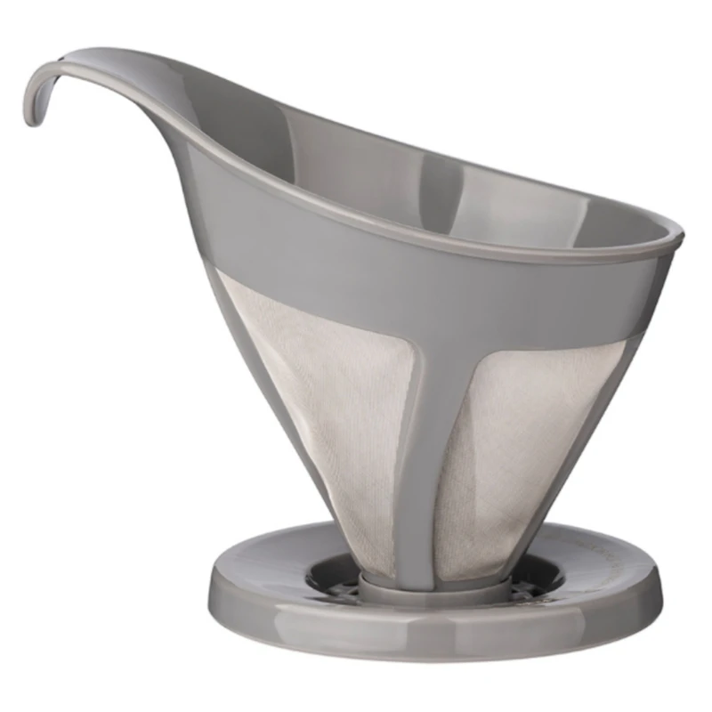 

Фильтр для кофе капельный из нержавеющей стали, кофейное ситечко с мелкозернистой чайной воронкой, капельного типа без фильтровальной бума...