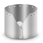 15 см19 см Сверхлегкая титановая печь для кемпинга ветрозащитная уличная газовая плита ветрозащитная пластина лобовое стекло походная плита ветрозащитная плита