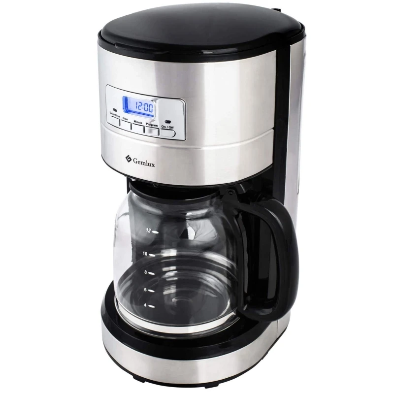 Кофеварка GEMLUX GL-DCM-3 (Мощность 900 Вт объем 1.8 л капельная многоразовый нейлоновый