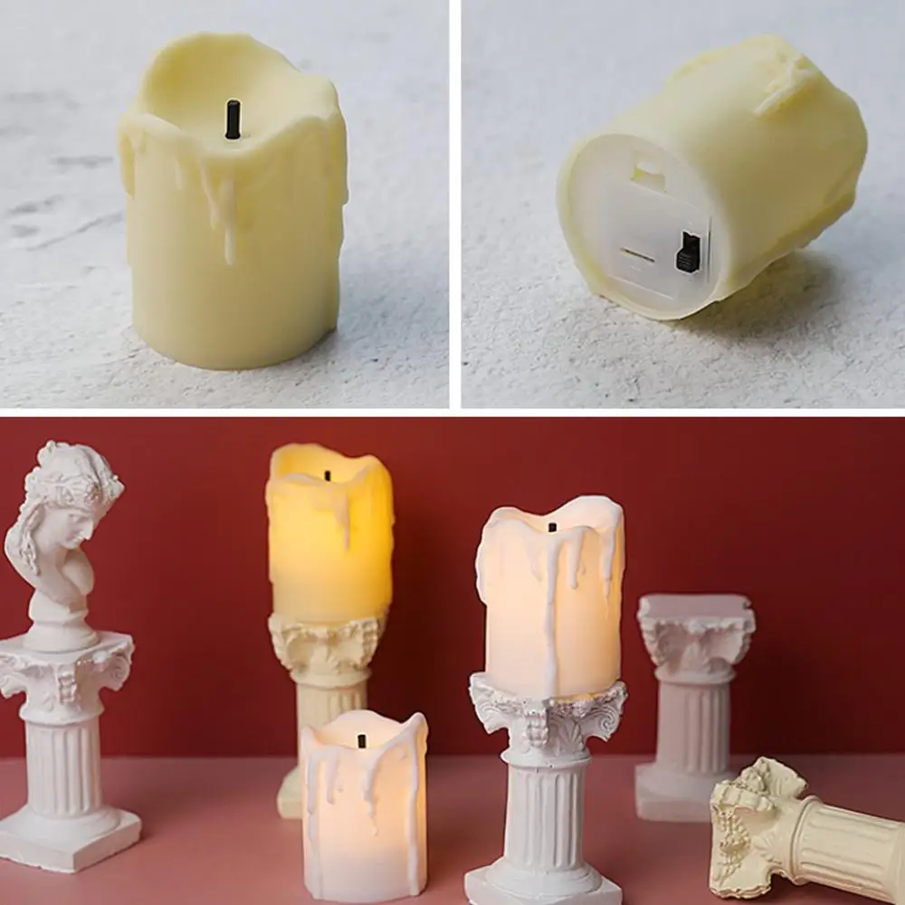 Реквизит для фотосъемки INS Мини имитация римских колонн искусственная свеча