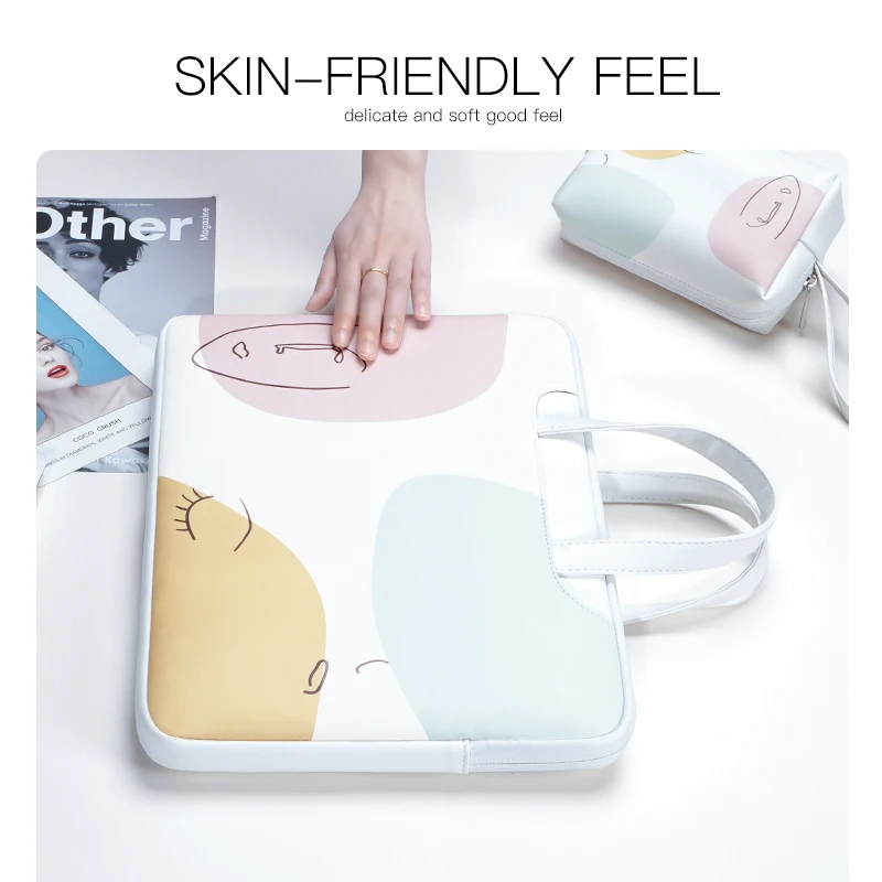 laptop case bag for macbook air pro 13 3 14 15 xiaomi sleeve 15 6 notebook bag dell huawei hp business women handbag briefcase free global shipping