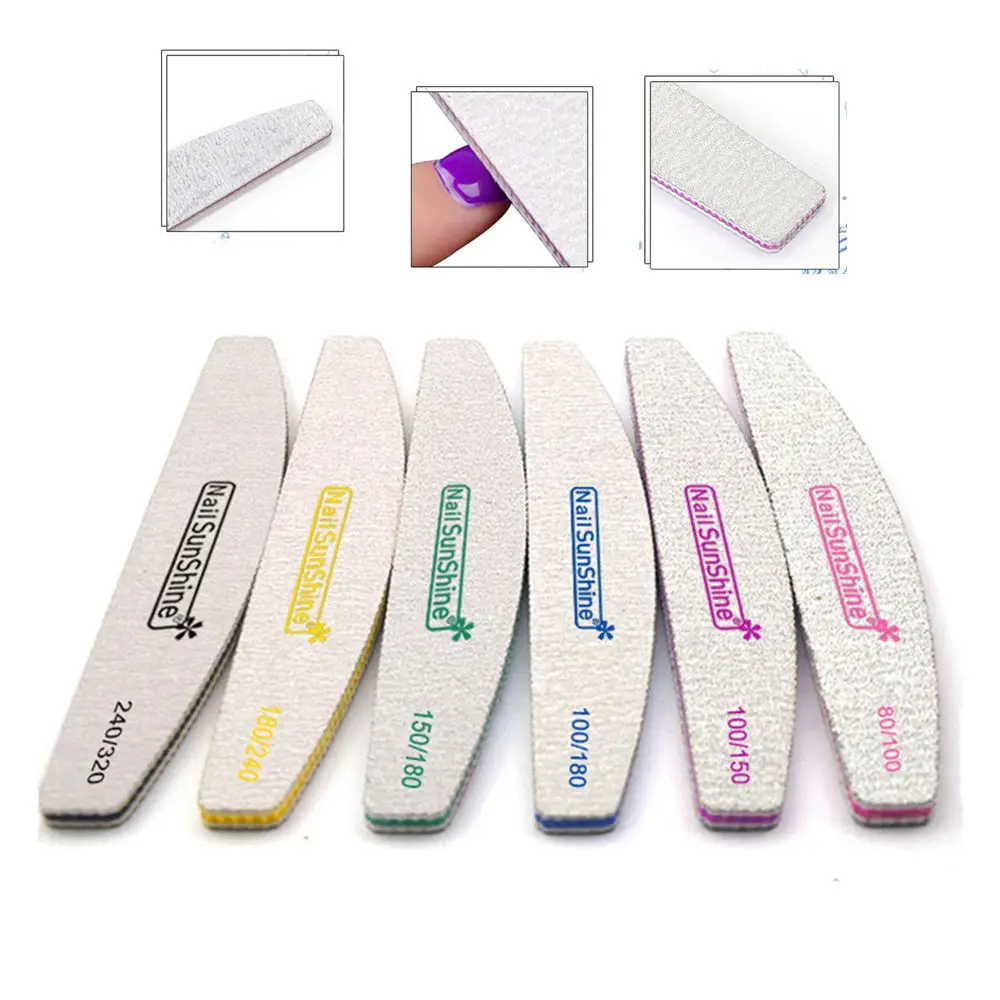

7 Types Nail Care Beauty Tools Pedicure Sanding Buffer Double Sided Nail Files Manicure