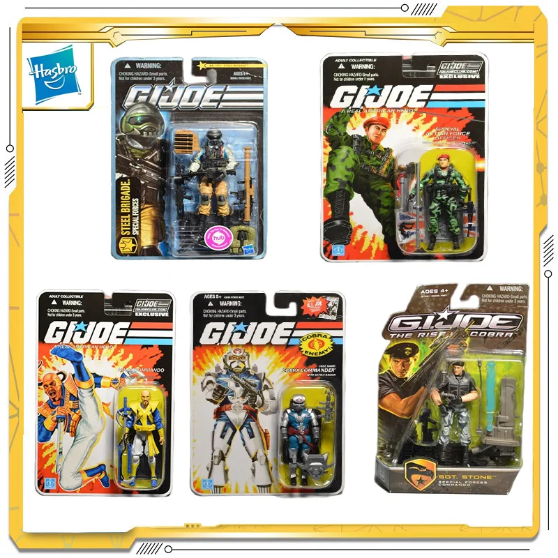 3 75 дюймовый оригинальный Hasbro G.I. Джо поц стальная бригада спецэкшн команда ниндзя