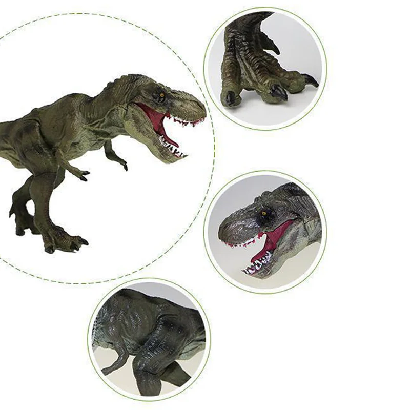 Парк Юрского периода Тираннозавр Рекс Динозавр Модель игрушки животное пластик