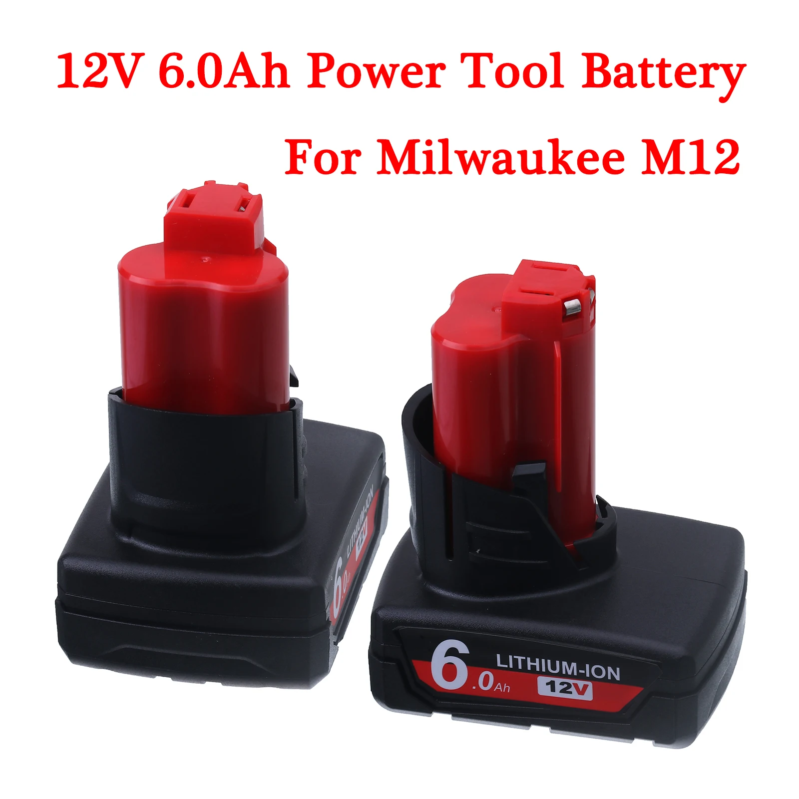 

Аккумулятор для электроинструментов Milwaukee M12, 12 В, 6000 мАч, литий-ионная аккумуляторная батарея XC 48-11-2440 48-11-2402 48-11-2411 48-11-2401 C12