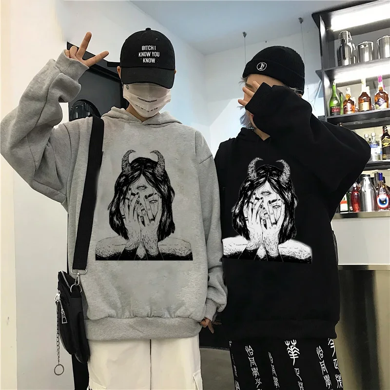 Женские толстовки с капюшоном простые универсальные пуловеры оверсайз для