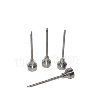 wholesale gr2 titanium nail carb cap 14mm and 18mm ti dabber dab wax carving tool tobacco accessories smoking pipe