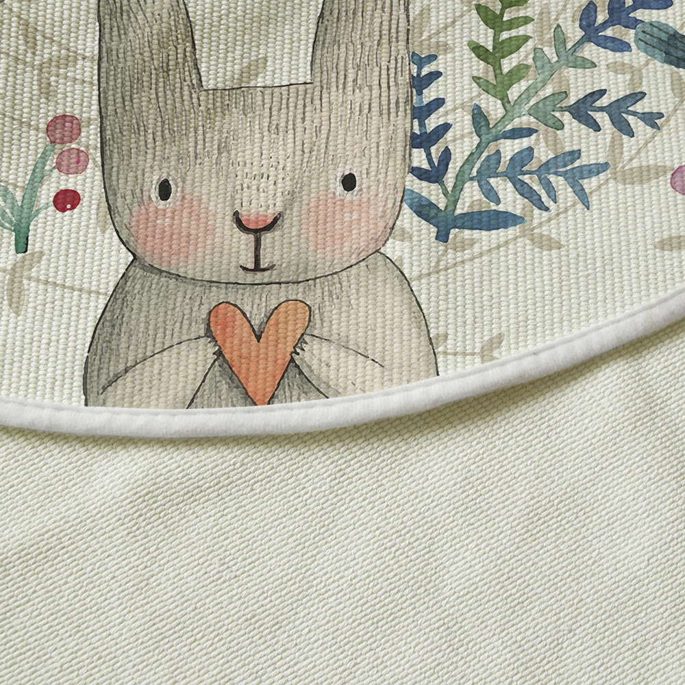 

Silstar Tex Cotton Round Mat Thicken Yoga Rug Diameter 90cm Customized Logo Pattern Door Carpet Woven For Bath Sofa Home