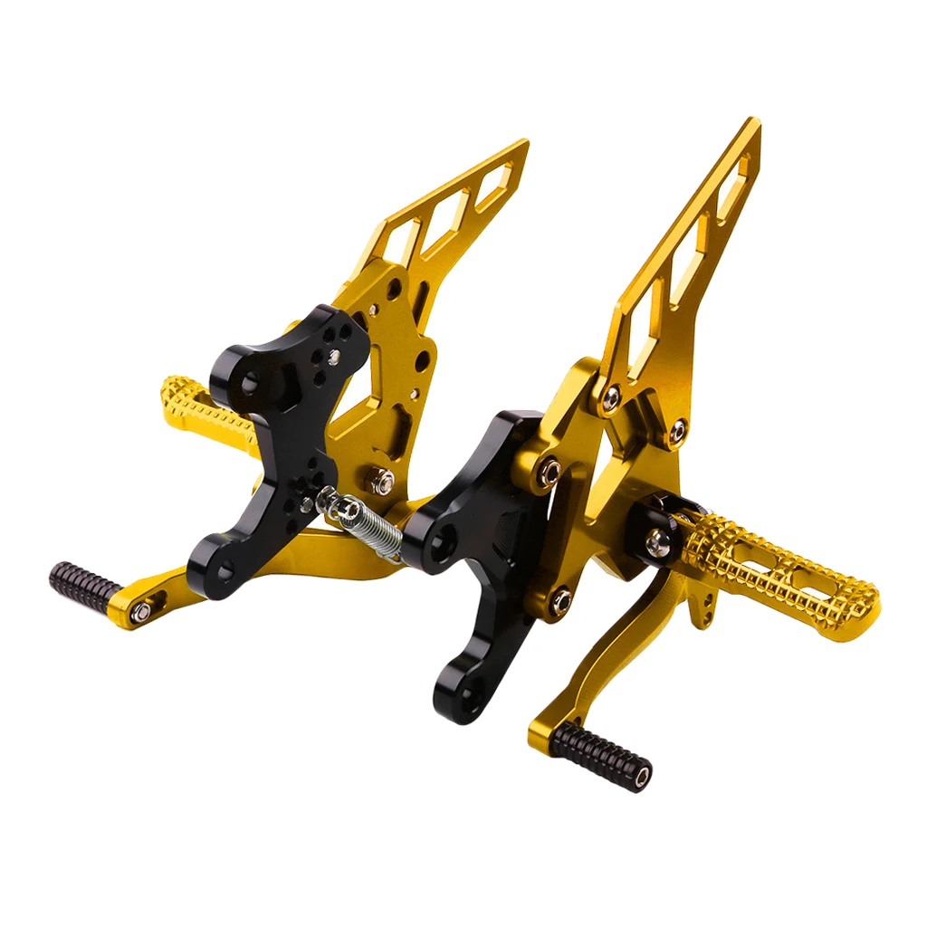 

CNC Golden Footrests Footbrake Pedal Pads Bracket For Kawasaki Z900