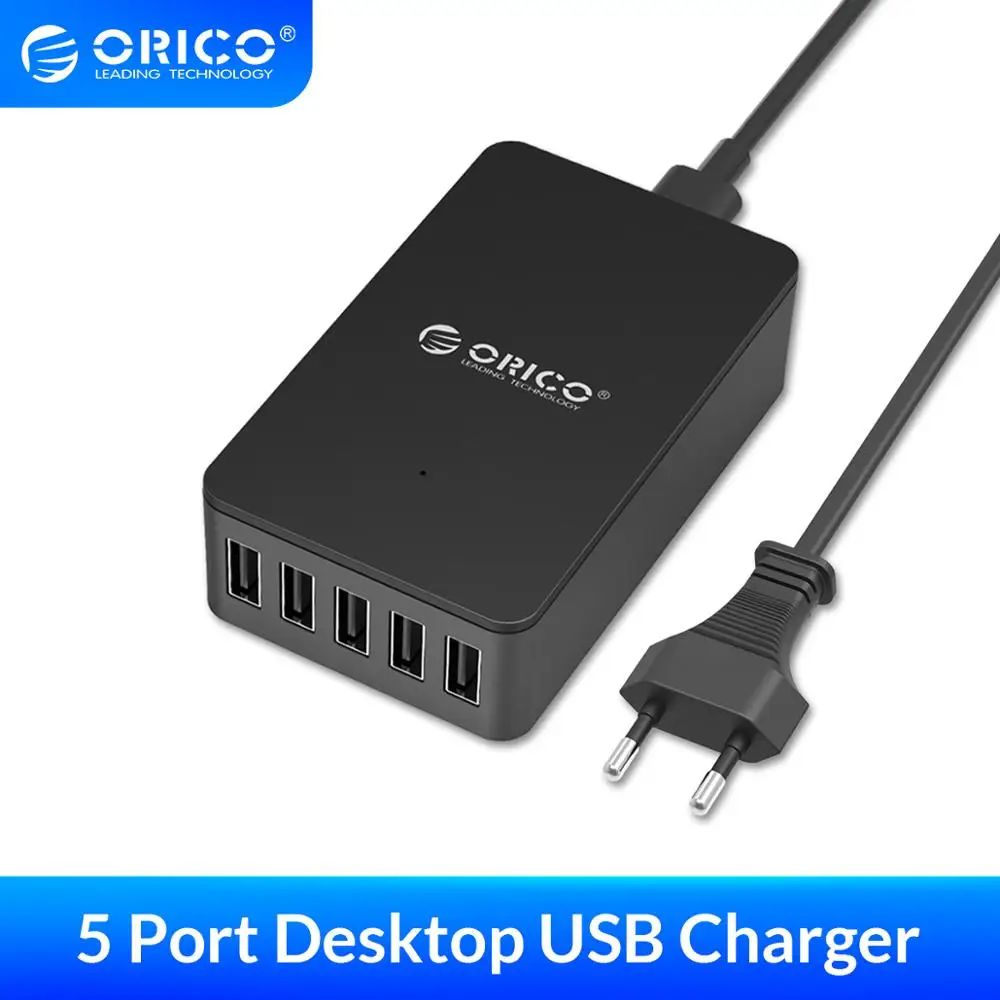 Оригинальное зарядное устройство ORICO с USB-портом 5 В 5/6 А 4/портами для телефонов