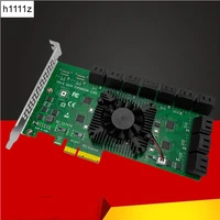 chi a mining pcie sata card 20 port 6gbps sata pci e adapter support 10 sata3 0 device built in adapter converter for desktop pc