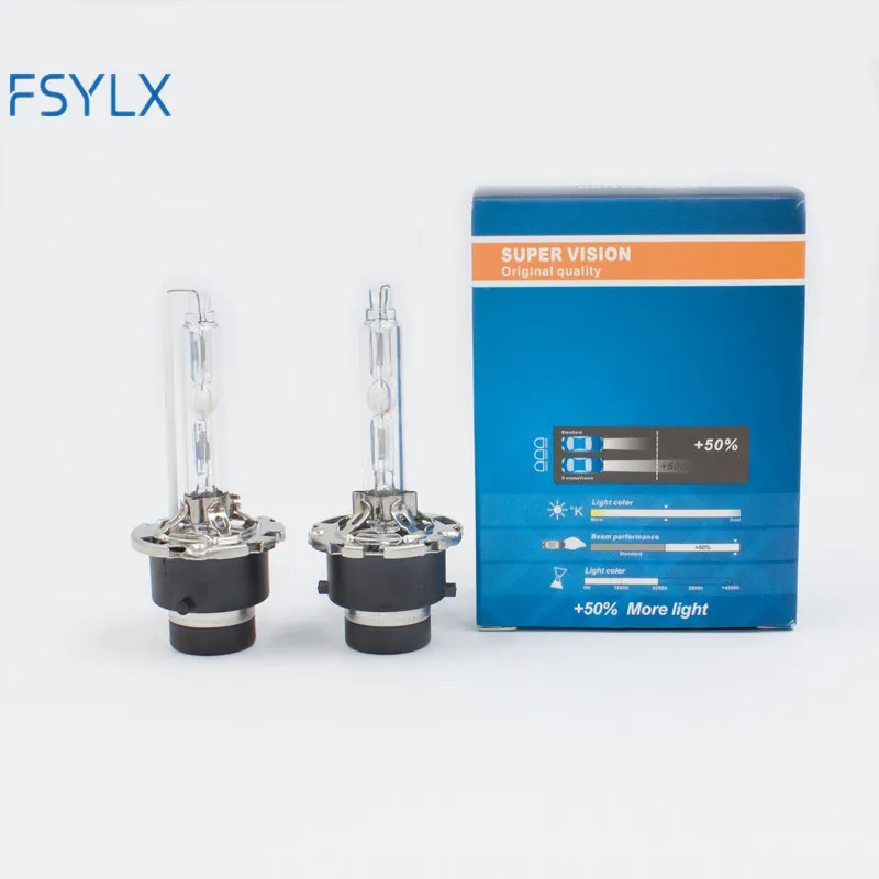 

Ксеноновые лампы FSYLX 12 В переменного тока 35 Вт D2S 4300k D2S D4S 6000k HID Xenon D2S D4S 8000k xenon D2C D4C 5000k, ксеноновые лампы, автомобильные фары