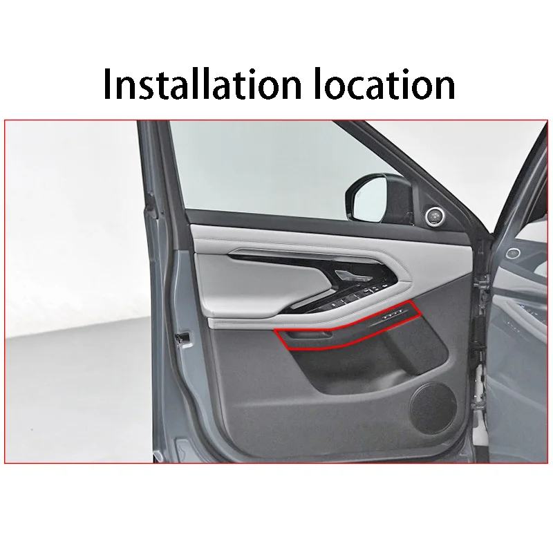 

Car Interior Door Decoration Trim for Range Rover Evoque 2019 2020 Car Accessories