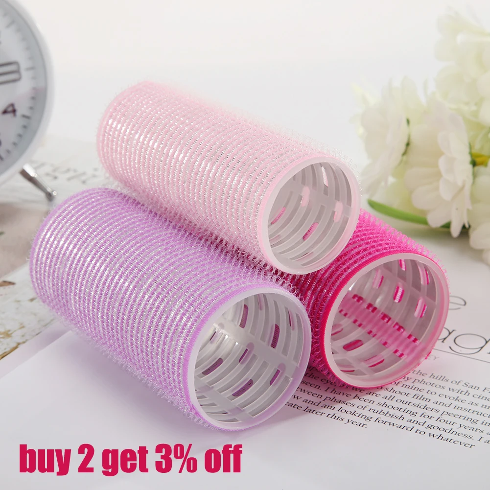 Плойка для завивки волос круглая самоклеящаяся лента без нагрева инструменты