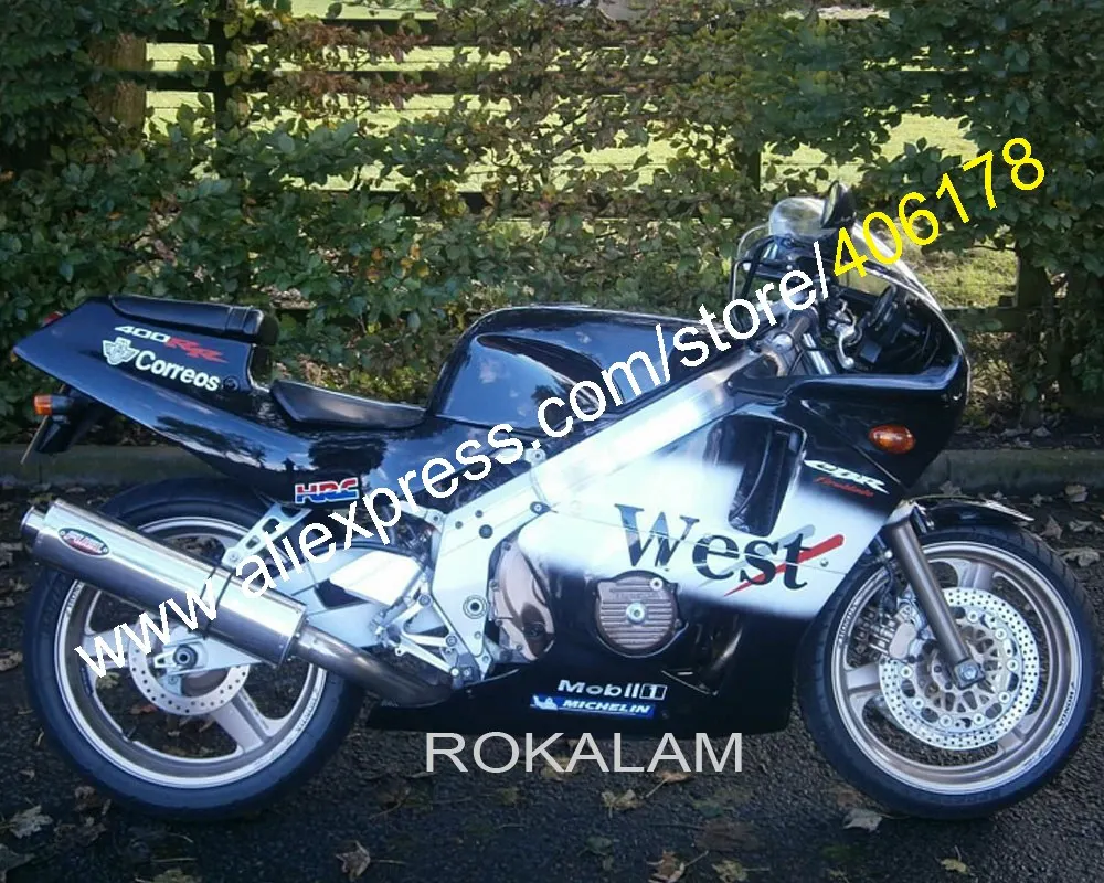Для Honda CBR400RR NC23 87 88 89 CBR 400RR 400 RR 1987 1988 1989 NC 23 комплект обтекателей для мотоцикла из